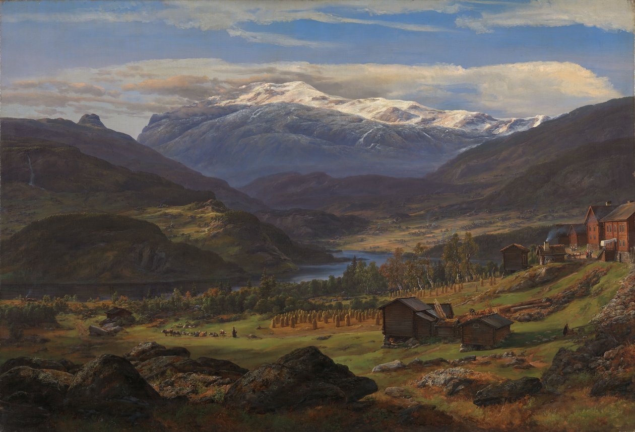 Hjelléből, Valdresben alkotó: Johan Christian Dahl