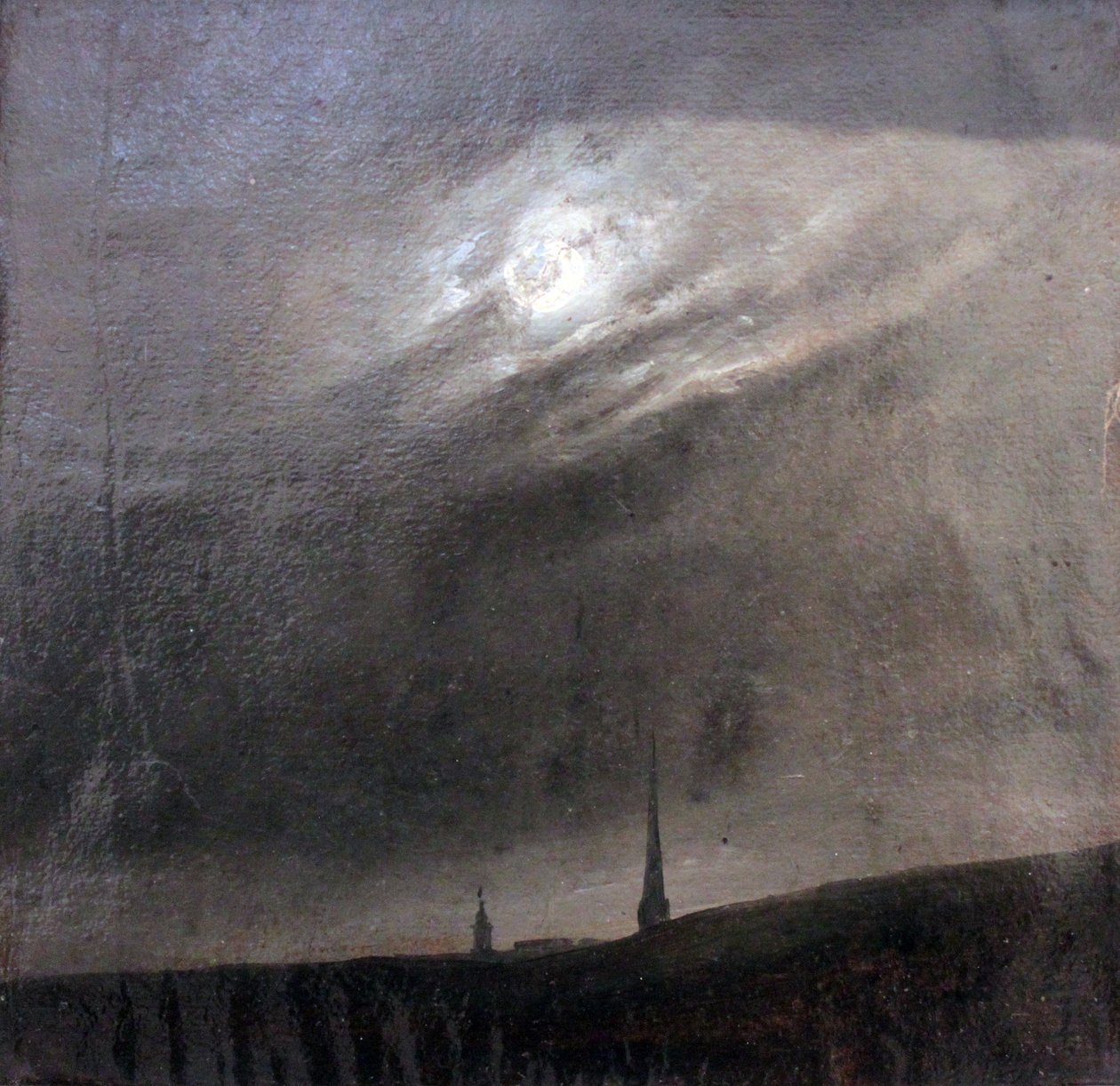 Német: Mondnacht über Dresden Holdéjszaka Drezda felett alkotó: Johan Christian Dahl