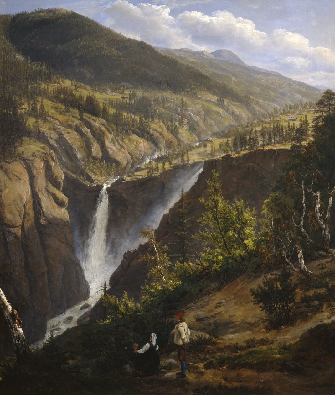 Rjukan vízesés alkotó: Johan Christian Dahl