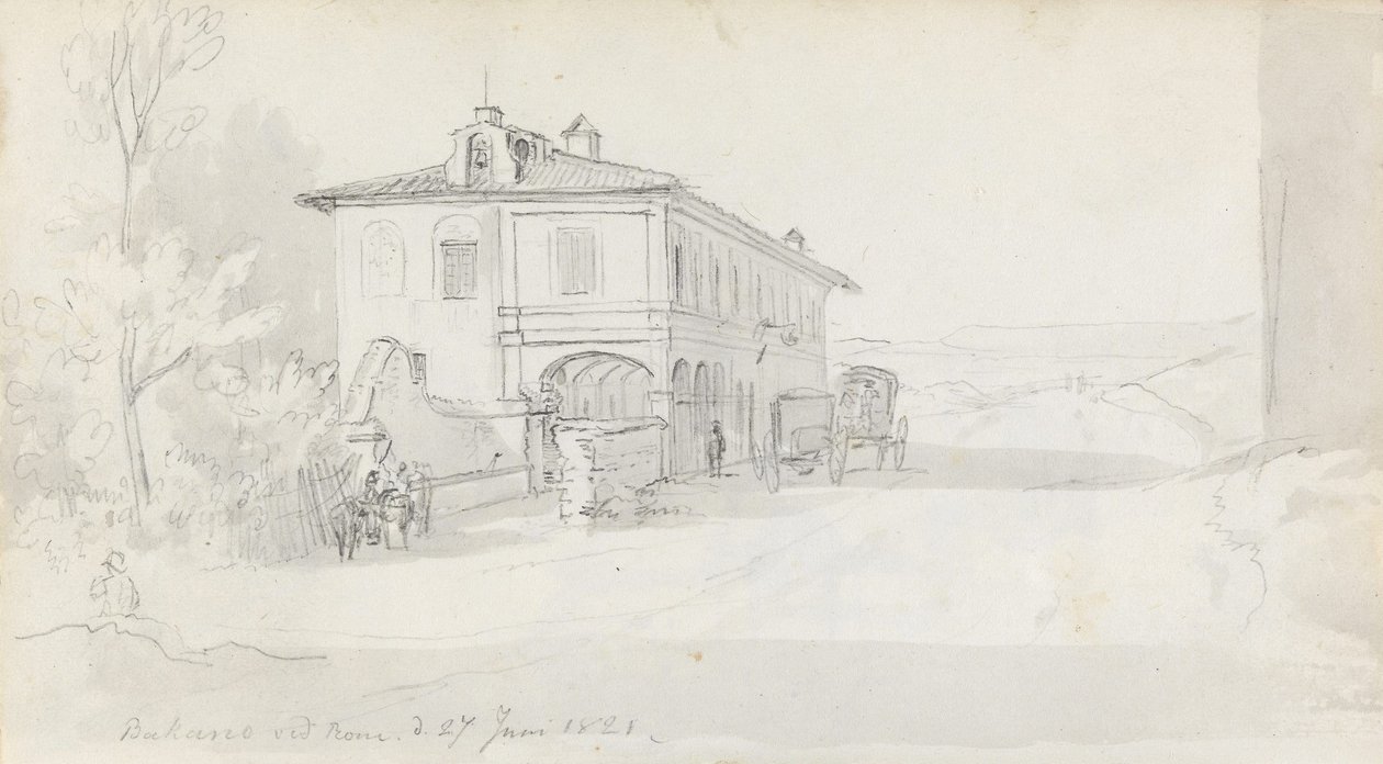 A Baccano-i közlekedési csomópont alkotó: Johan Christian Dahl