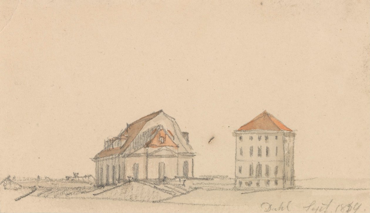 Két téglaház alkotó: Johan Christian Dahl