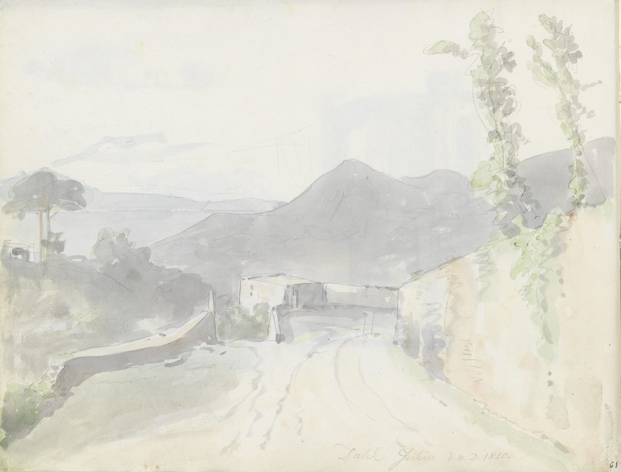 Casamicciolánál, Ischia alkotó: Johan Christian Dahl