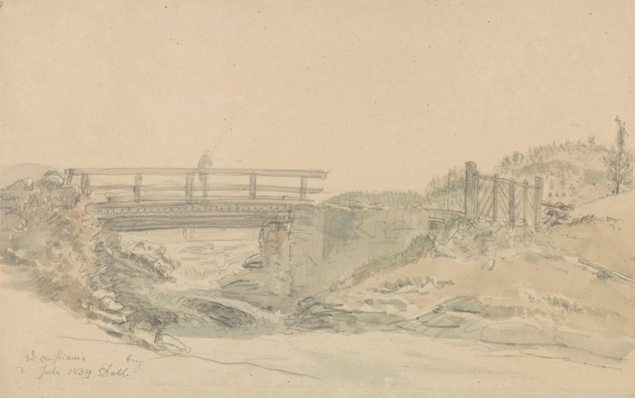 Christiania közelében alkotó: Johan Christian Dahl