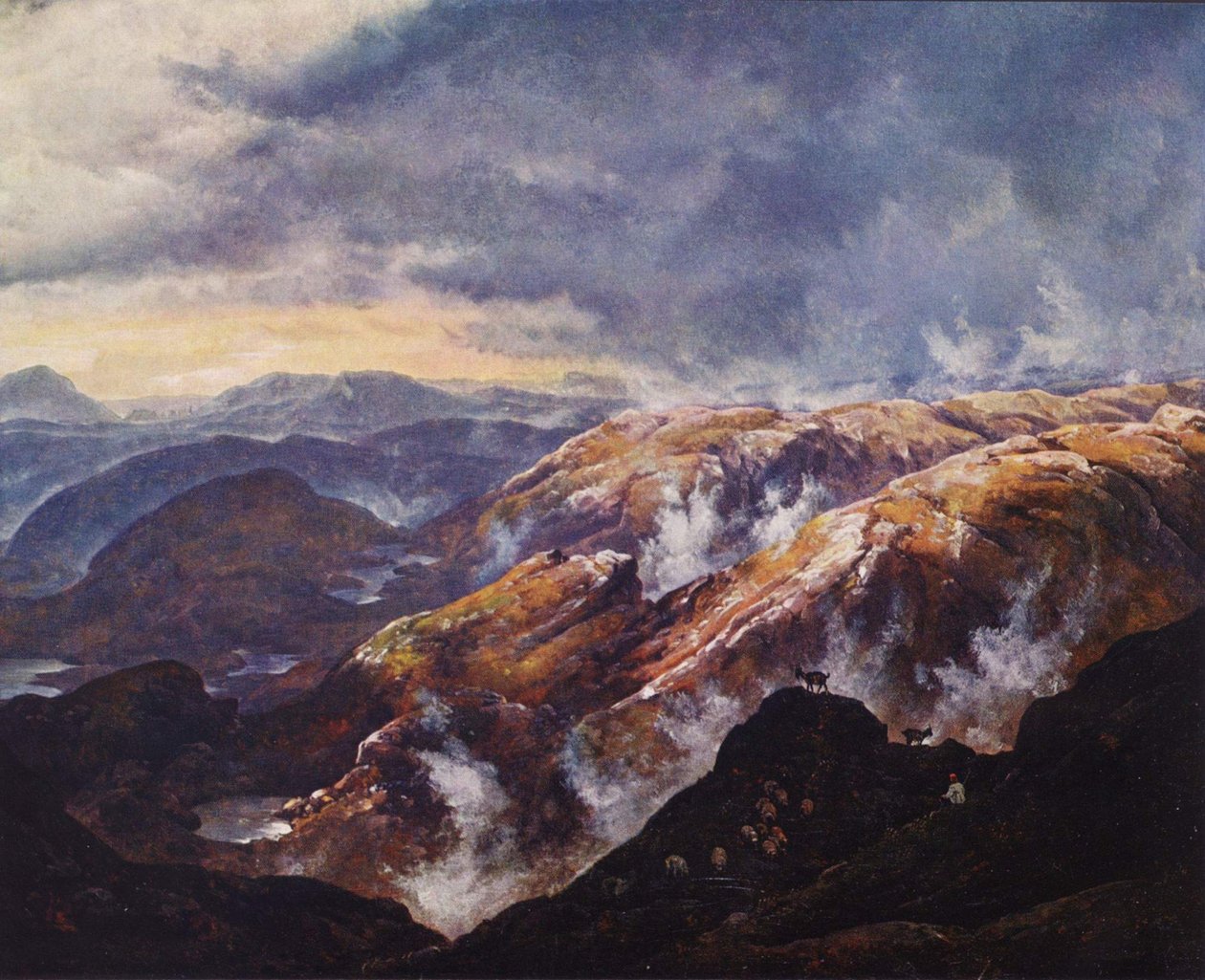 Kilátás Lyshornetből alkotó: Johan Christian Dahl