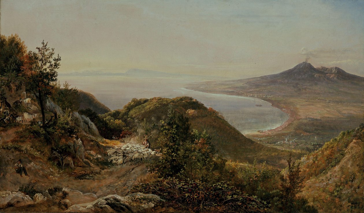 Kilátás Pimonte felől alkotó: Johan Christian Dahl