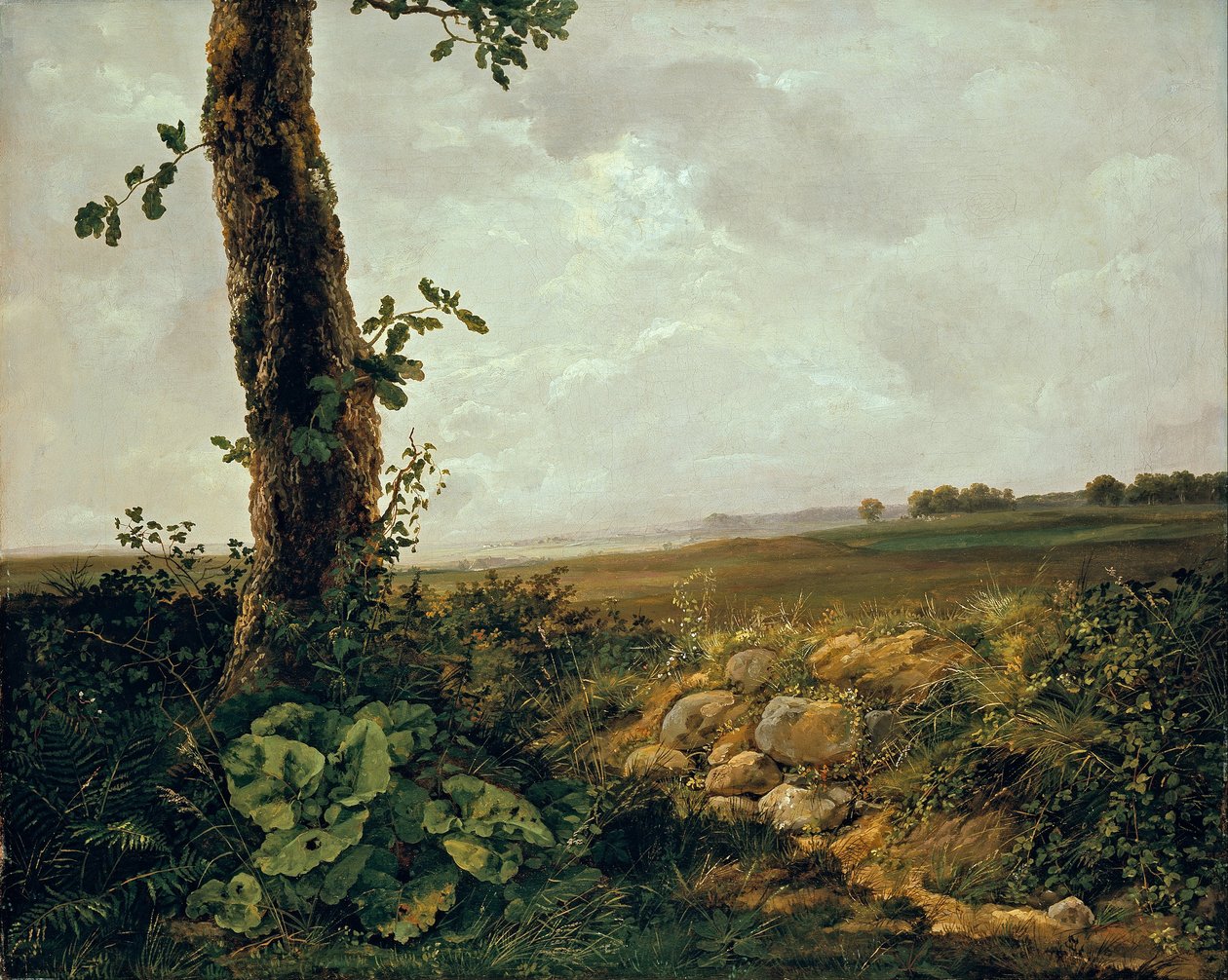Látvány Prestø közelében alkotó: Johan Christian Dahl