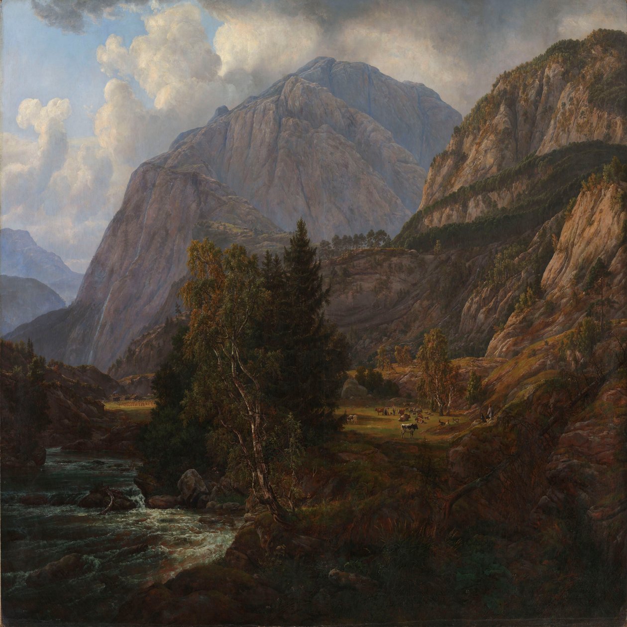 Kilátás a Fortundalenre alkotó: Johan Christian Dahl