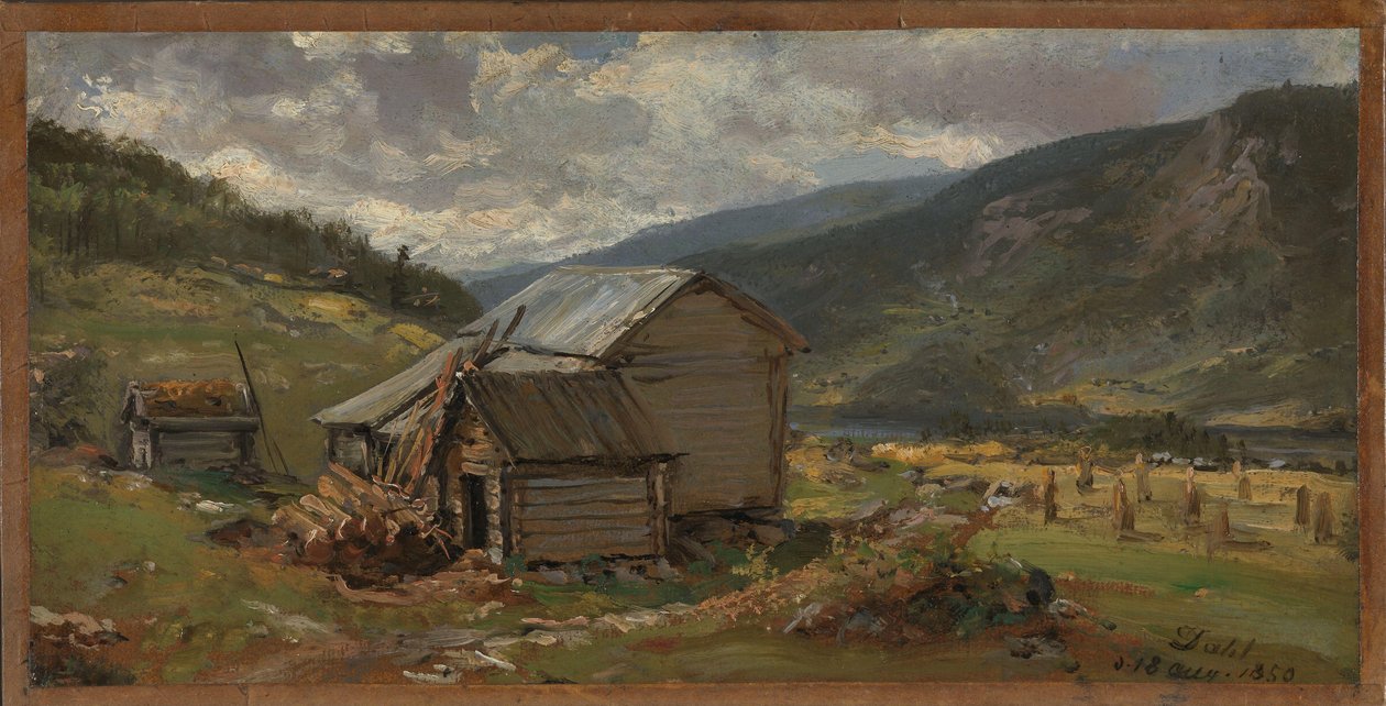 Hjelle kilátása Valdresben alkotó: Johan Christian Dahl