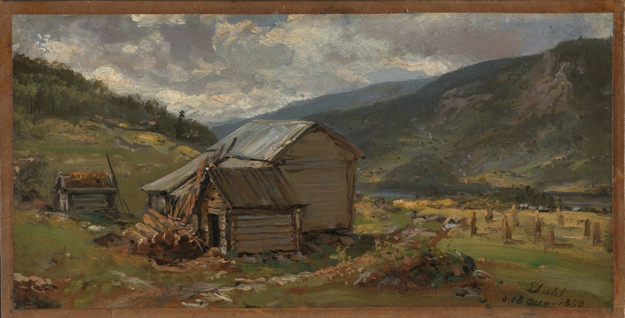 Kilátás Hjelle-re Valdresben alkotó: Johan Christian Dahl