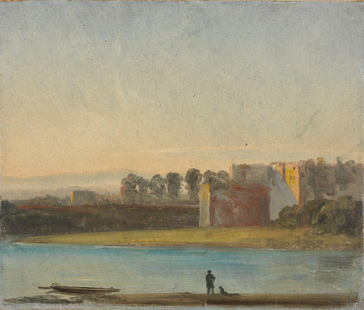 Kilátás az Elbára alkotó: Johan Christian Dahl
