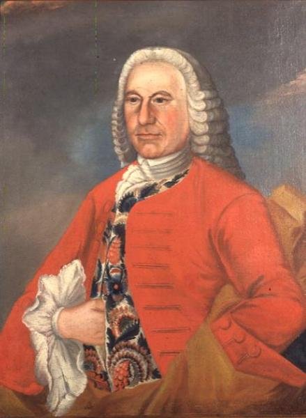 Bonde Simonsen bíró portréja alkotó: Johan Christian Remin