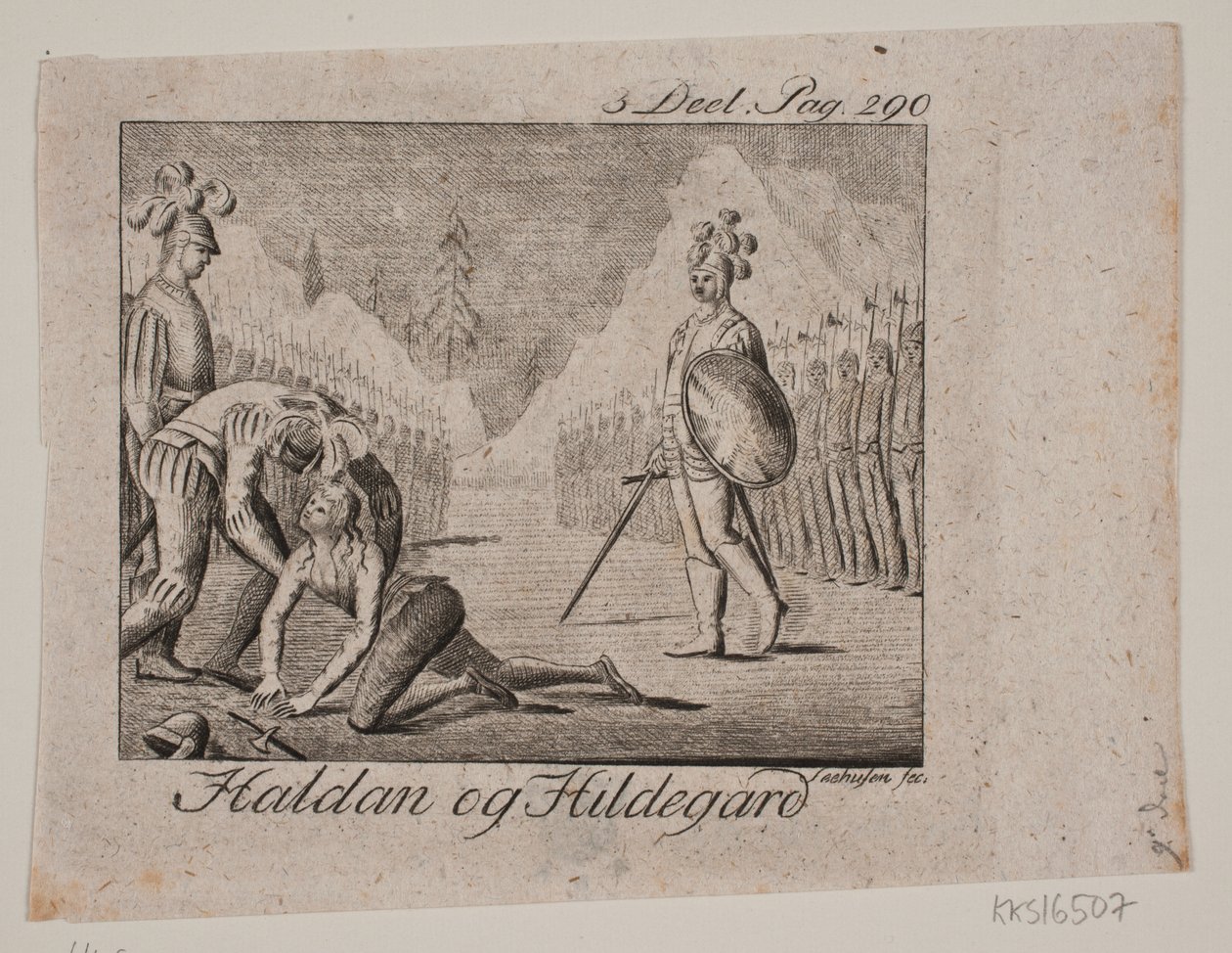 A matrica. Haldane és Hildegard alkotó: Johan Christoph Seehusen