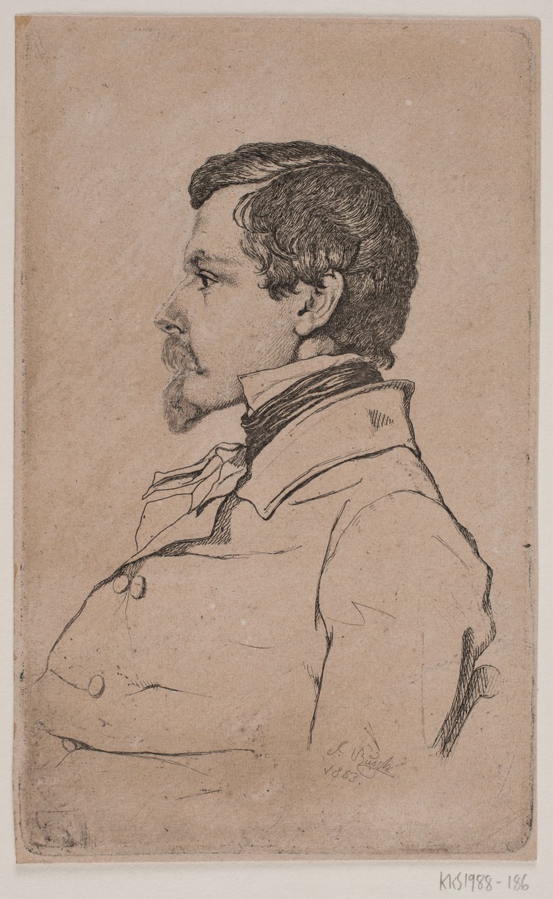 Jacob Kornerup portréja alkotó: Johan Frederik Busch
