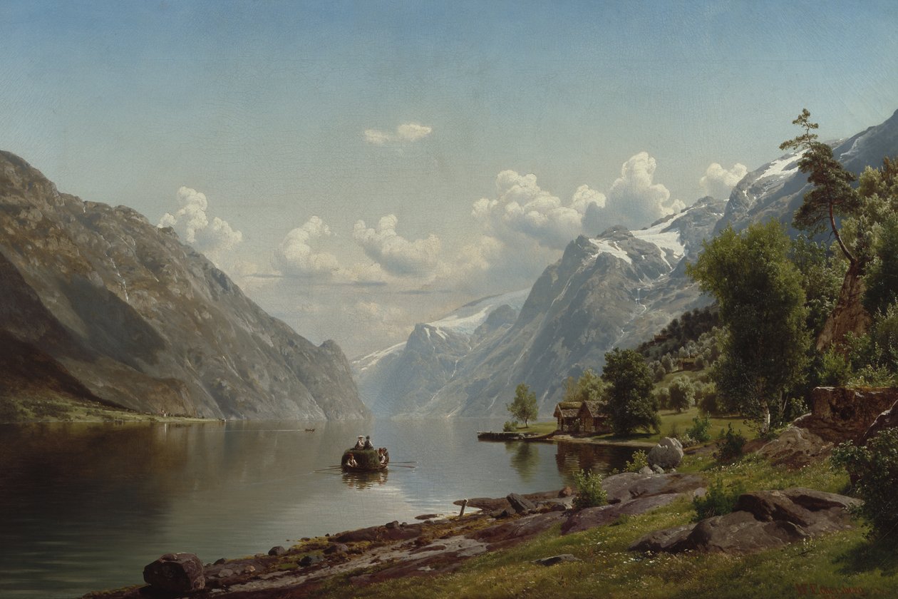 Hardangerfjordból alkotó: Johan Fredrik Eckersberg