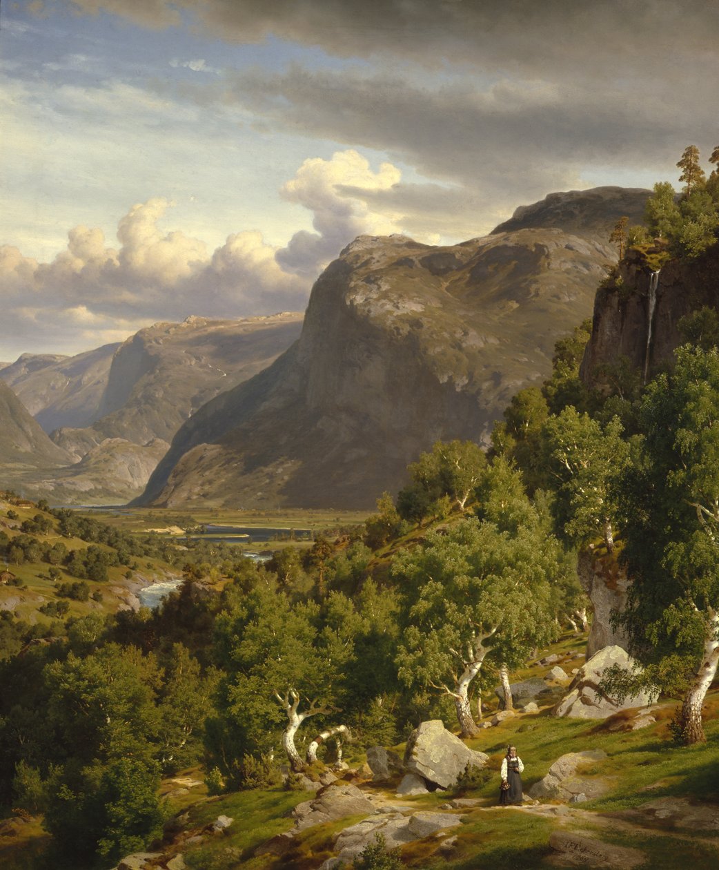Nesből Hallingdalból alkotó: Johan Fredrik Eckersberg