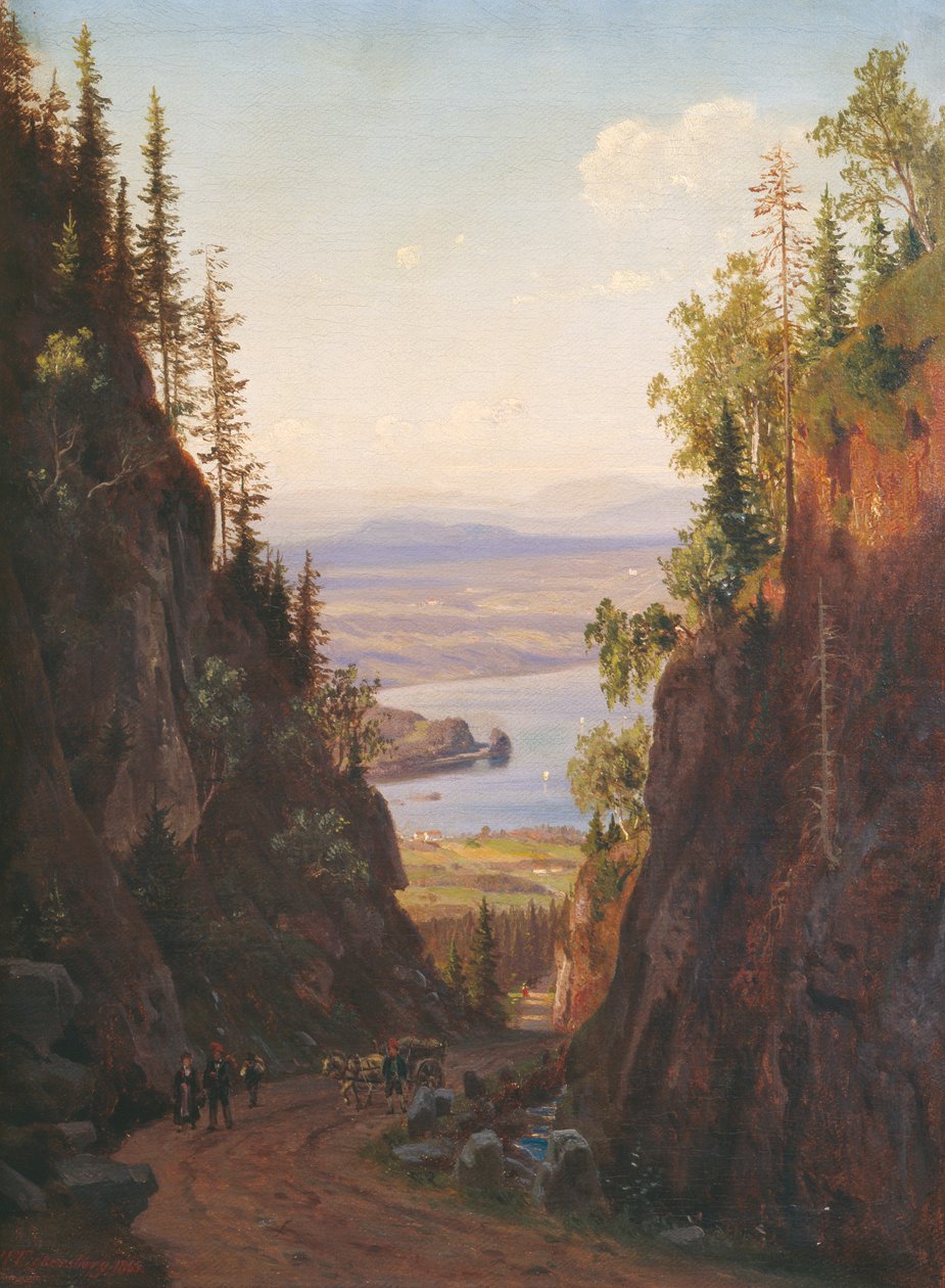 Táj Krokkleiva felől alkotó: Johan Fredrik Eckersberg