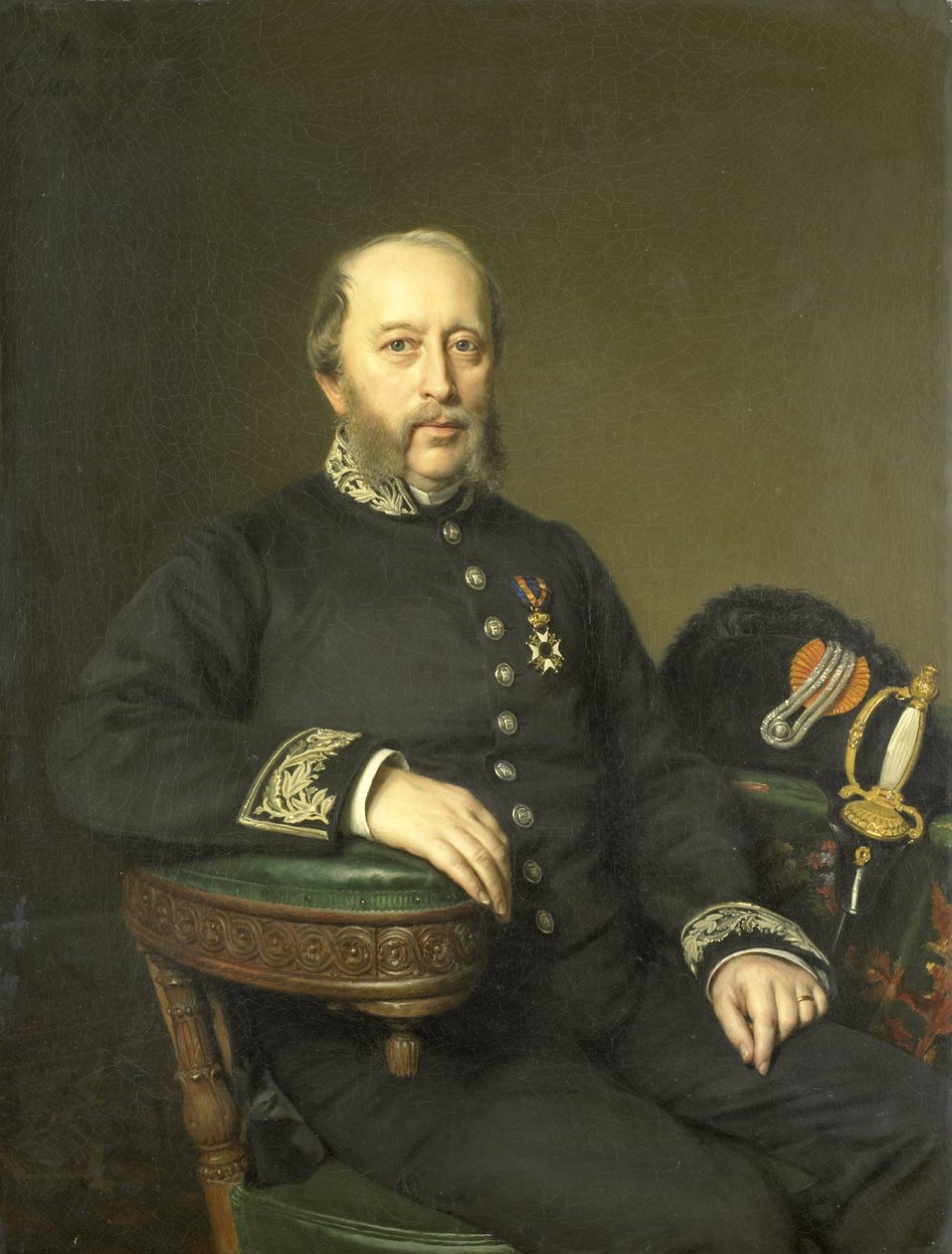 Gerard Johan Lost van Themaat (1809-90). Utrecht tartományi vezetőségének tagja alkotó: Johan Heinrich Neuman
