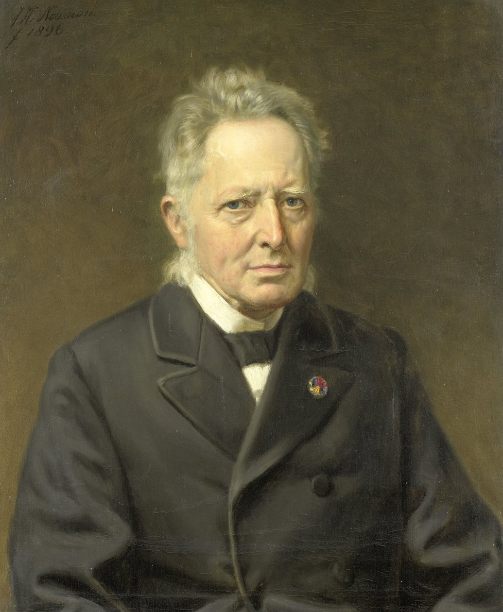 Jan Heemskerk Azn (1818-1897) portréja alkotó: Johan Heinrich Neuman