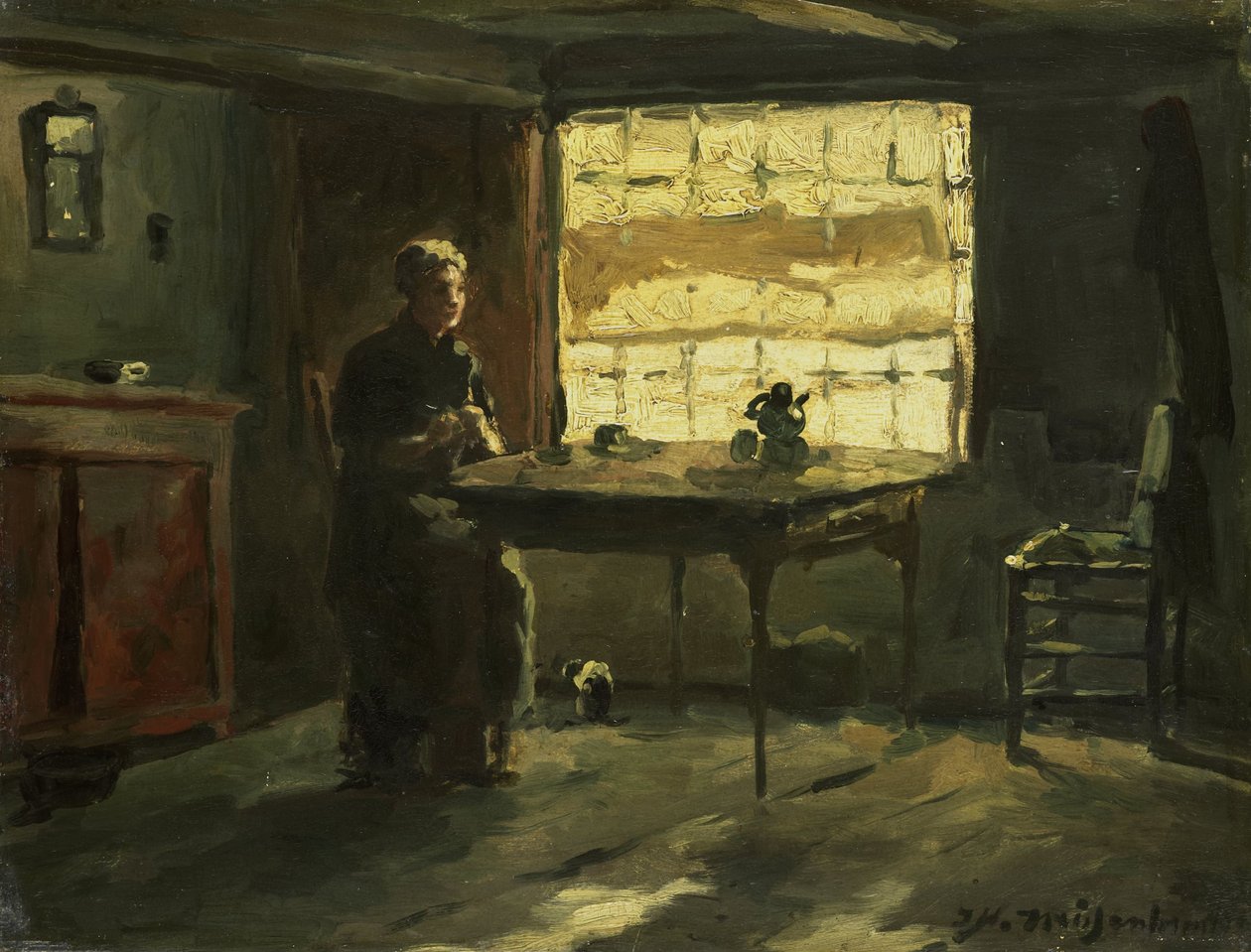 Parasztház belső alkotó: Johan Hendrik Weissenbruch