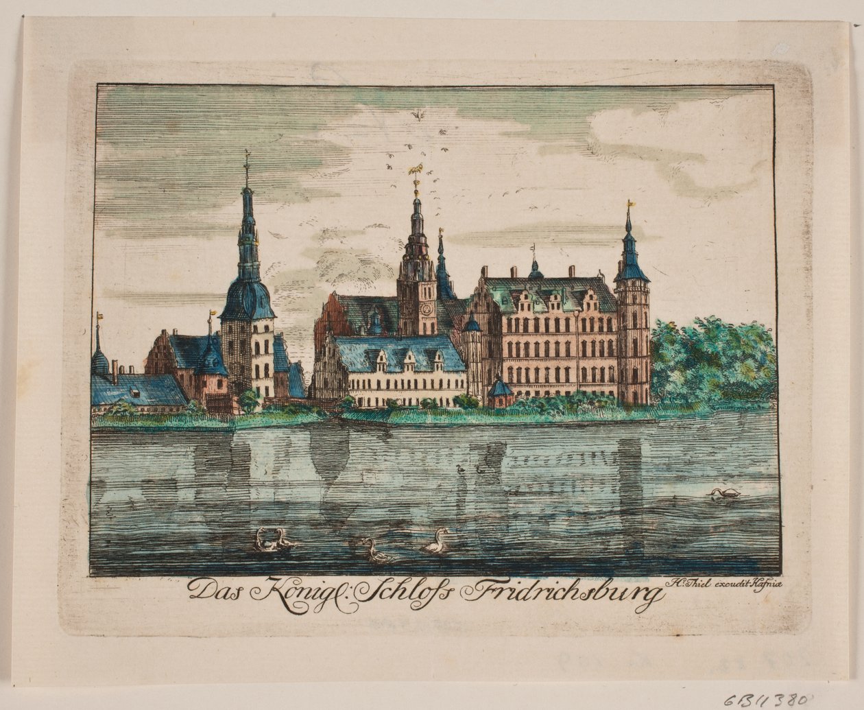 Frederiksborg kastély alkotó: Johan Herman Thiele
