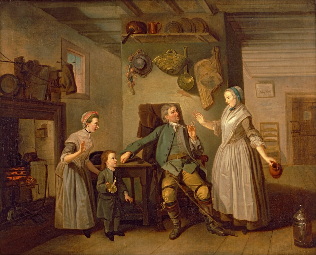 David Garrick és Mary Bradshaw David Garrick "The Farmer