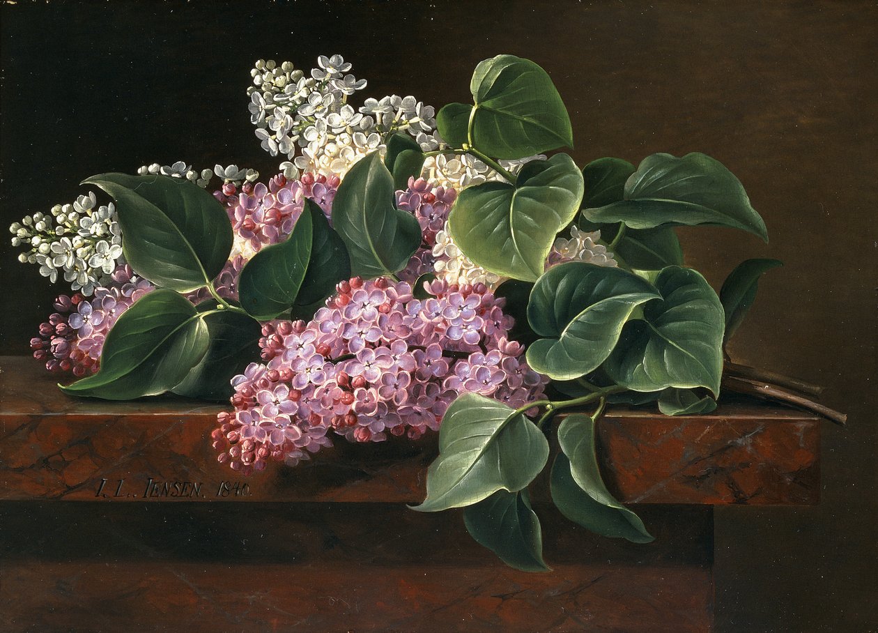 Lila a párkányon, alkotó: Johan Laurents Jensen