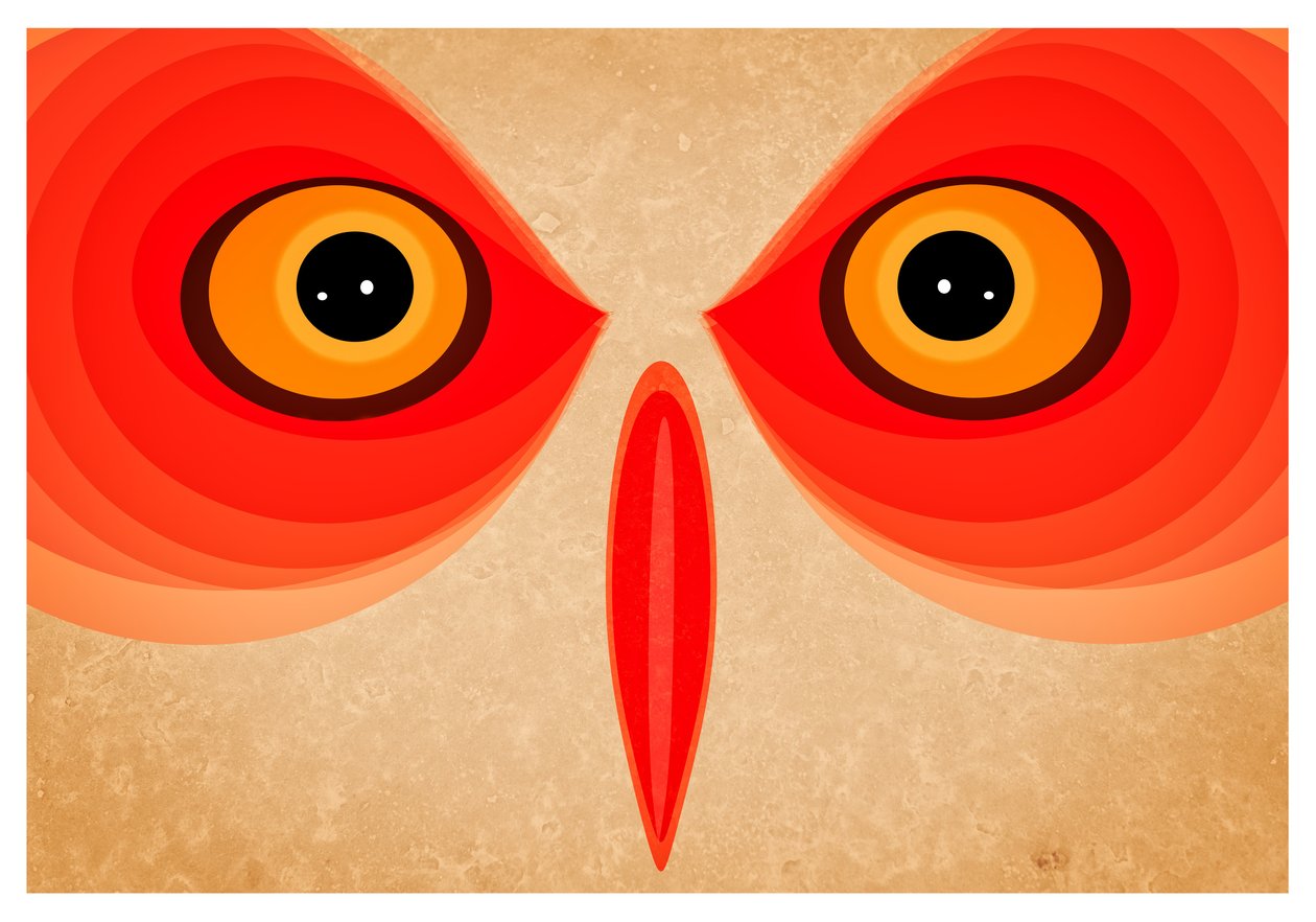 Bagoly, 2015 (digitális művészet) alkotó: Johan Lilja