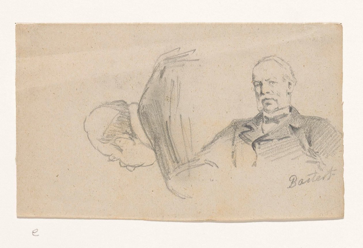 miniszter J.N. Bastard, 1887 alkotó: Johan Michaël Schmidt Crans