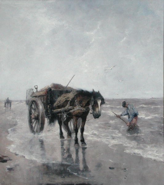 Sea Breezes (olaj, vászon) alkotó: Johan Scherrewitz