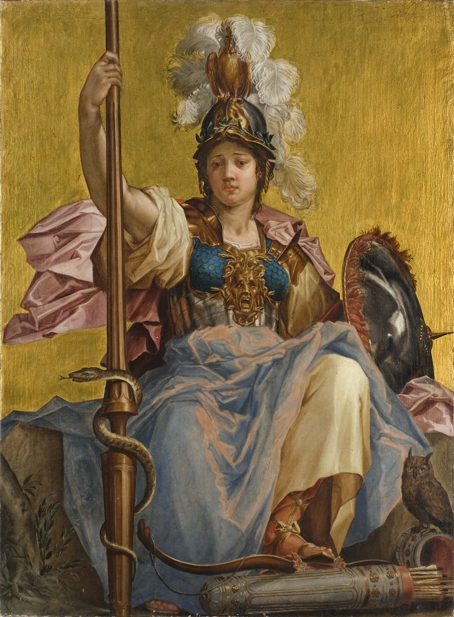 Minerva (olaj, vászon) alkotó: Johan Sylvius