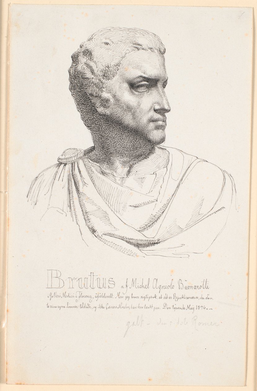 Brutushoved alkotó: Johan Thomas Lundbye