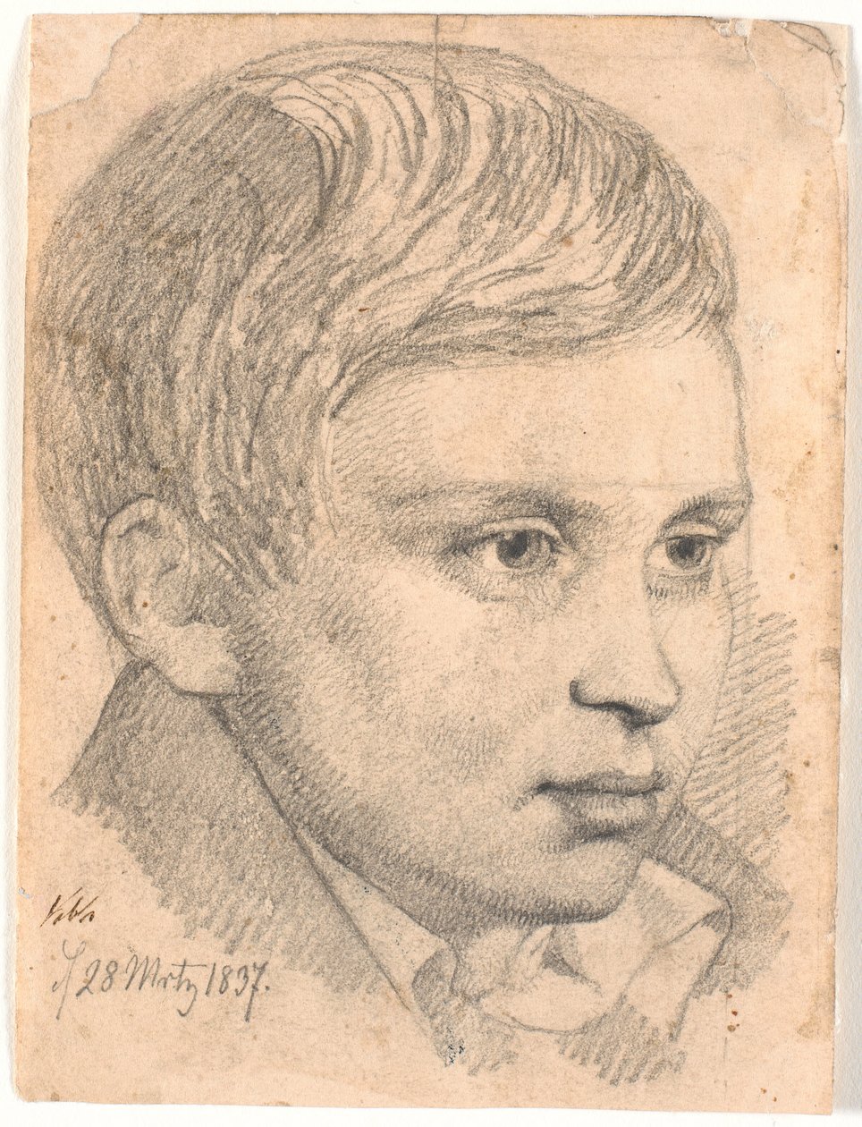 Fiú feje alkotó: Johan Thomas Lundbye