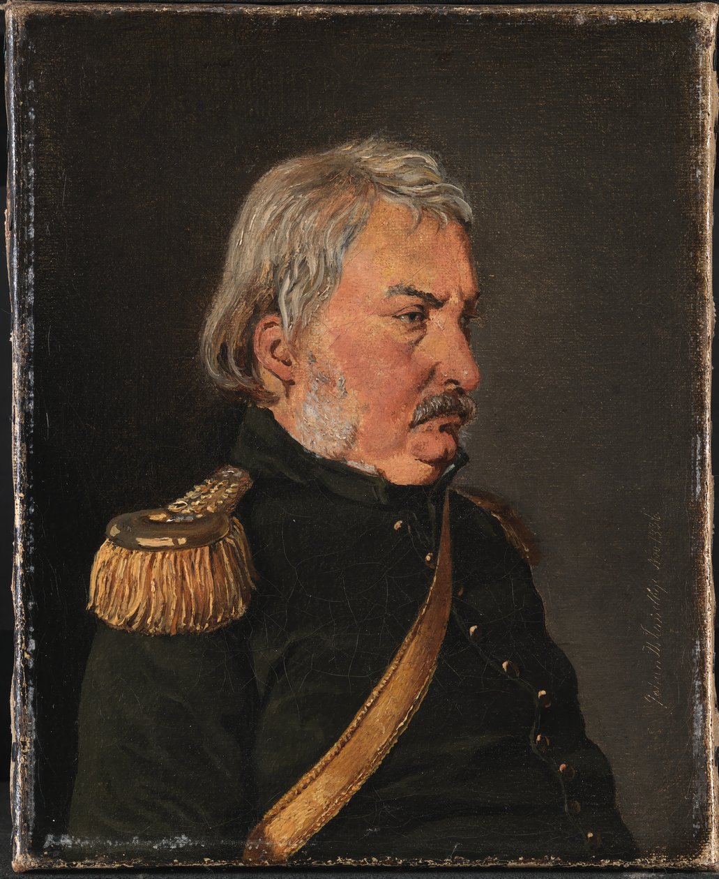 Joachim Theodor Lundbye ezredes, a művész apja alkotó: Johan Thomas Lundbye