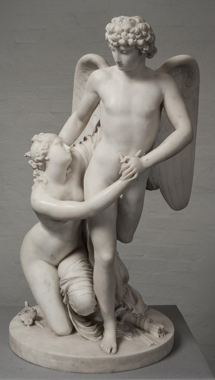 Ámor és Psyche alkotó: Johan Tobias Sergel