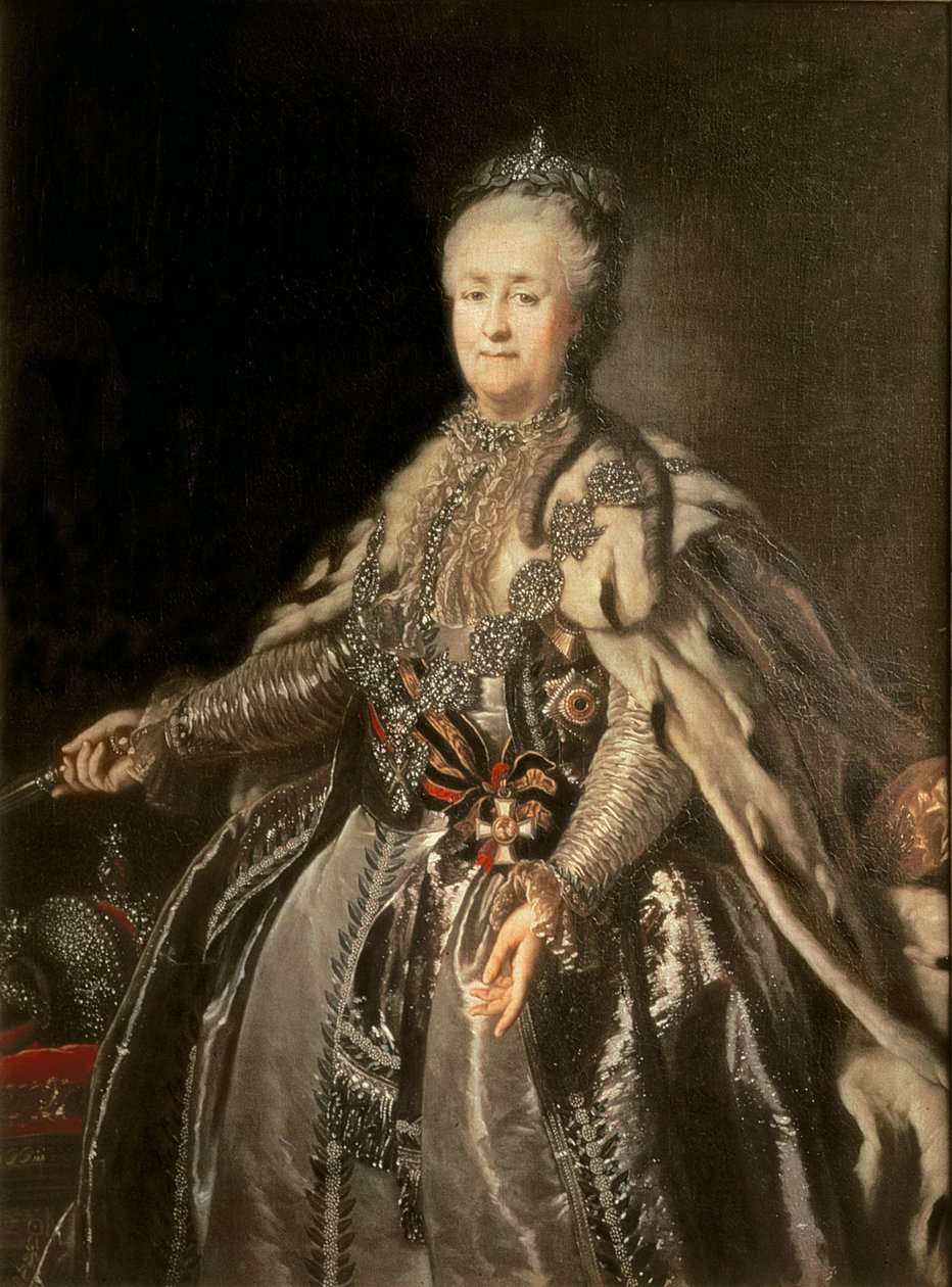 Nagy Katalin, 1793 alkotó: Johann Baptist Edler von Lampi