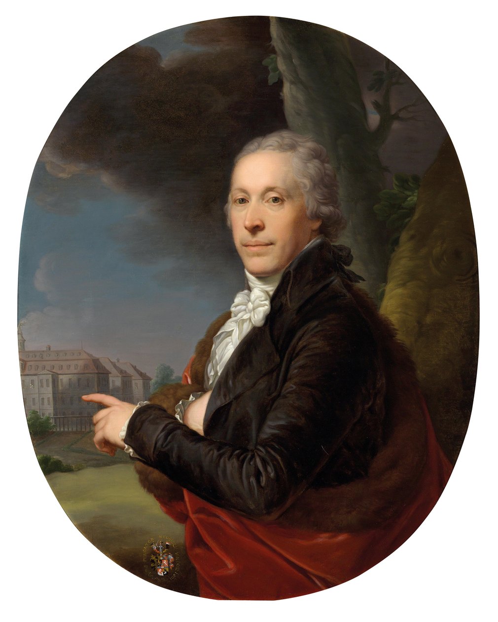 Ignaz Theodor Pachner osztrák papírgyártó portréja alkotó: Johann Baptist von Lampi the Elder
