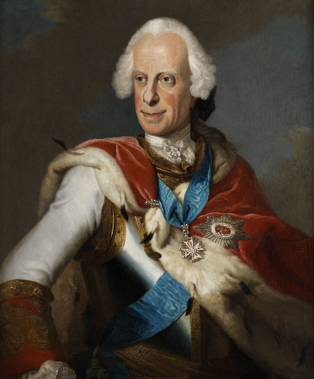 Ludwig földgróf arcképe VIII alkotó: Johann Christian Fiedler