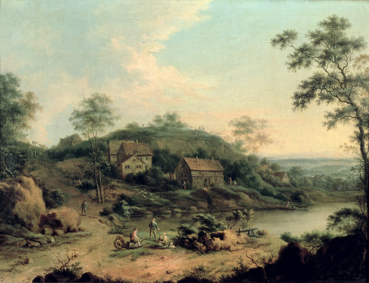 Táj, 1758 alkotó: Johann Christian Vollerdt or Vollaert