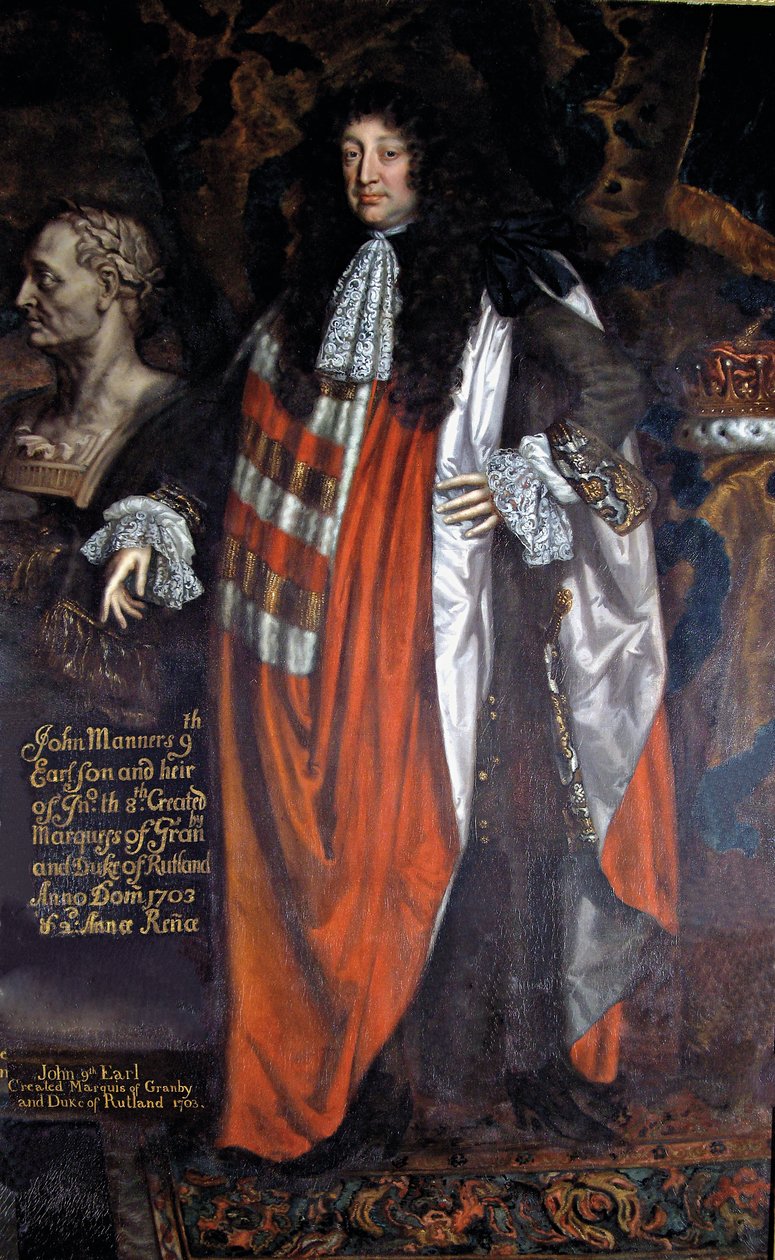 John Manners, Rutland 9. grófja, 1700 körül alkotó: Johann Closterman