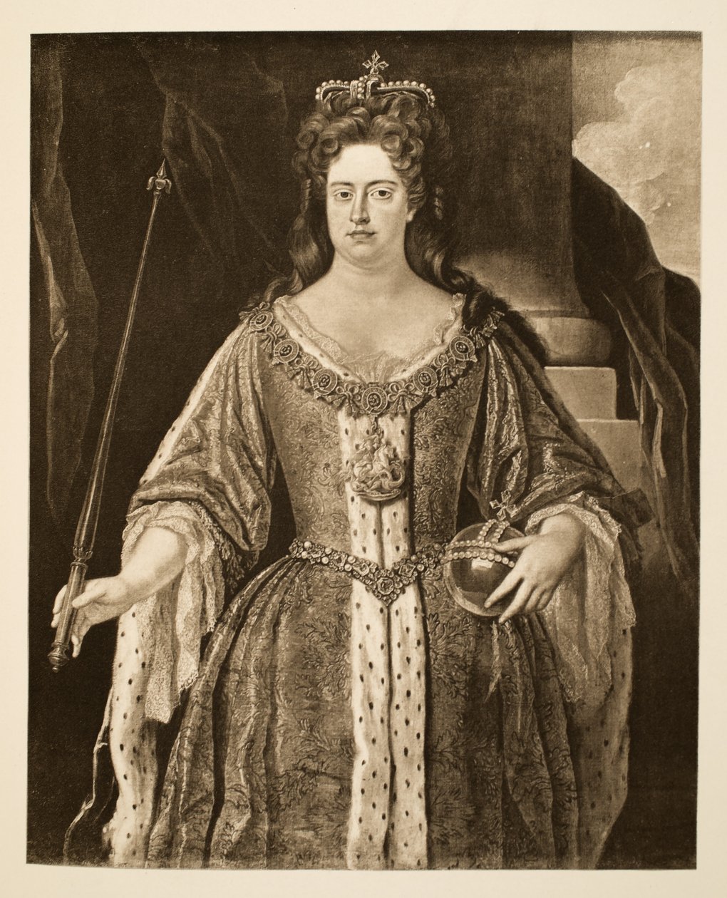 Anna királynő, kocsma. 1902 (kollotípus) alkotó: Johann Closterman