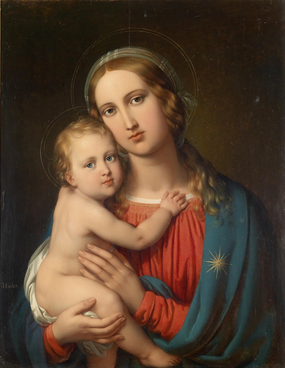 Madonna és gyermeke alkotó: Johann Ender