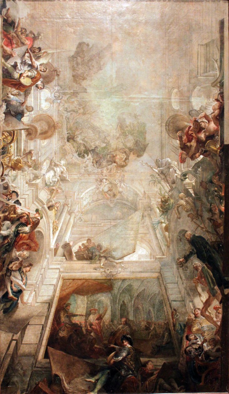 A művészetek és a tudományok diadala alkotó: Johann Evangelist Holzer