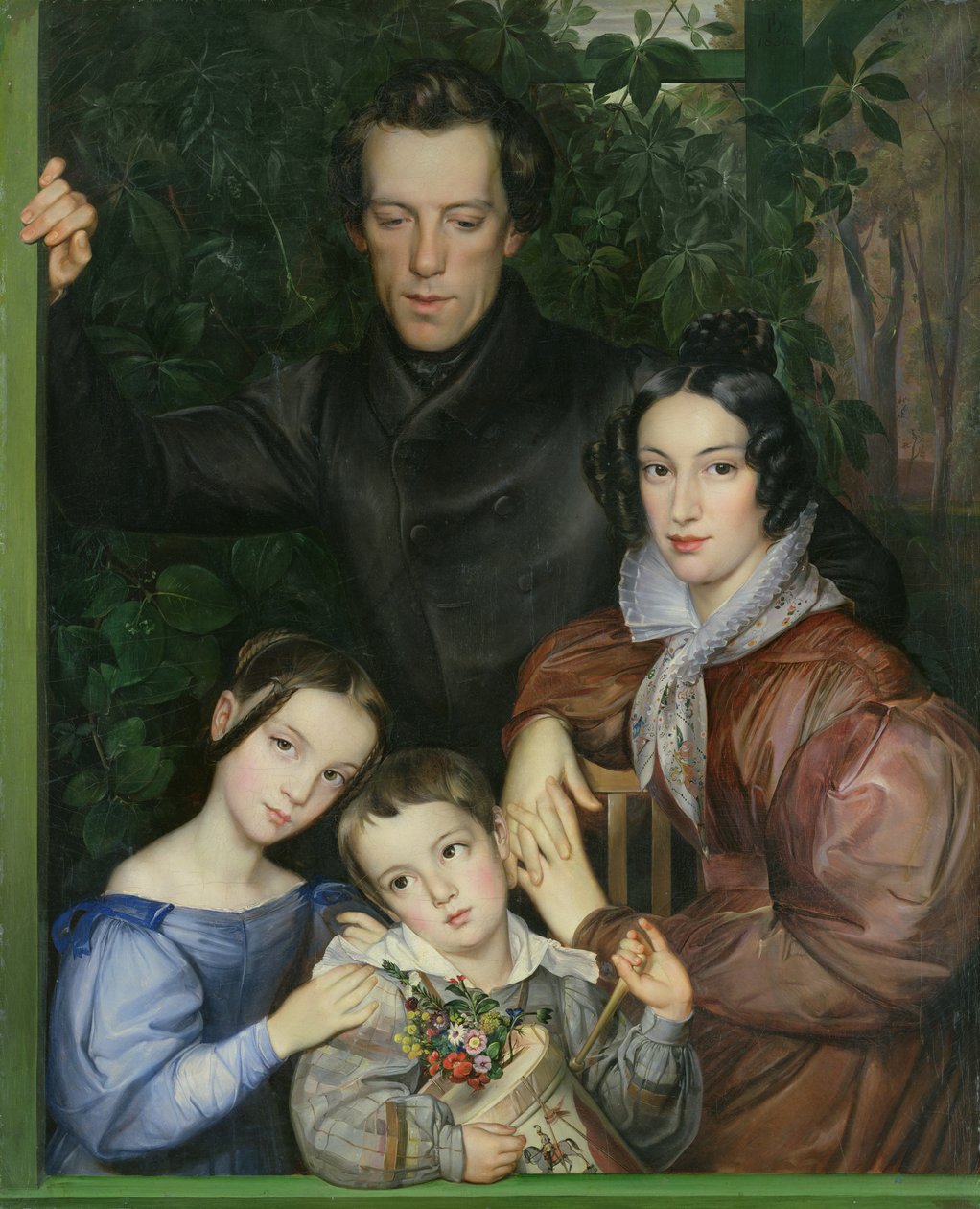 A Rauter család, 1836 alkotó: Johann Friedrich Dieterich