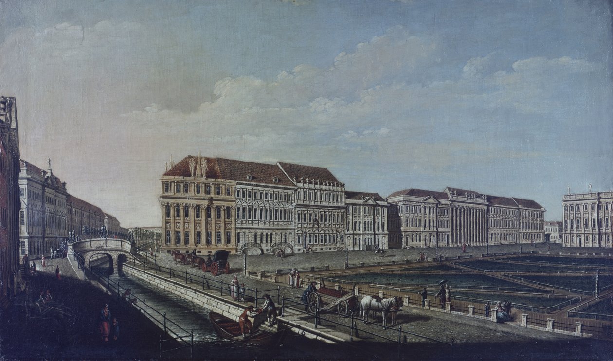 A potsdami postahivatal, 1784 alkotó: Johann Friedrich Meyer