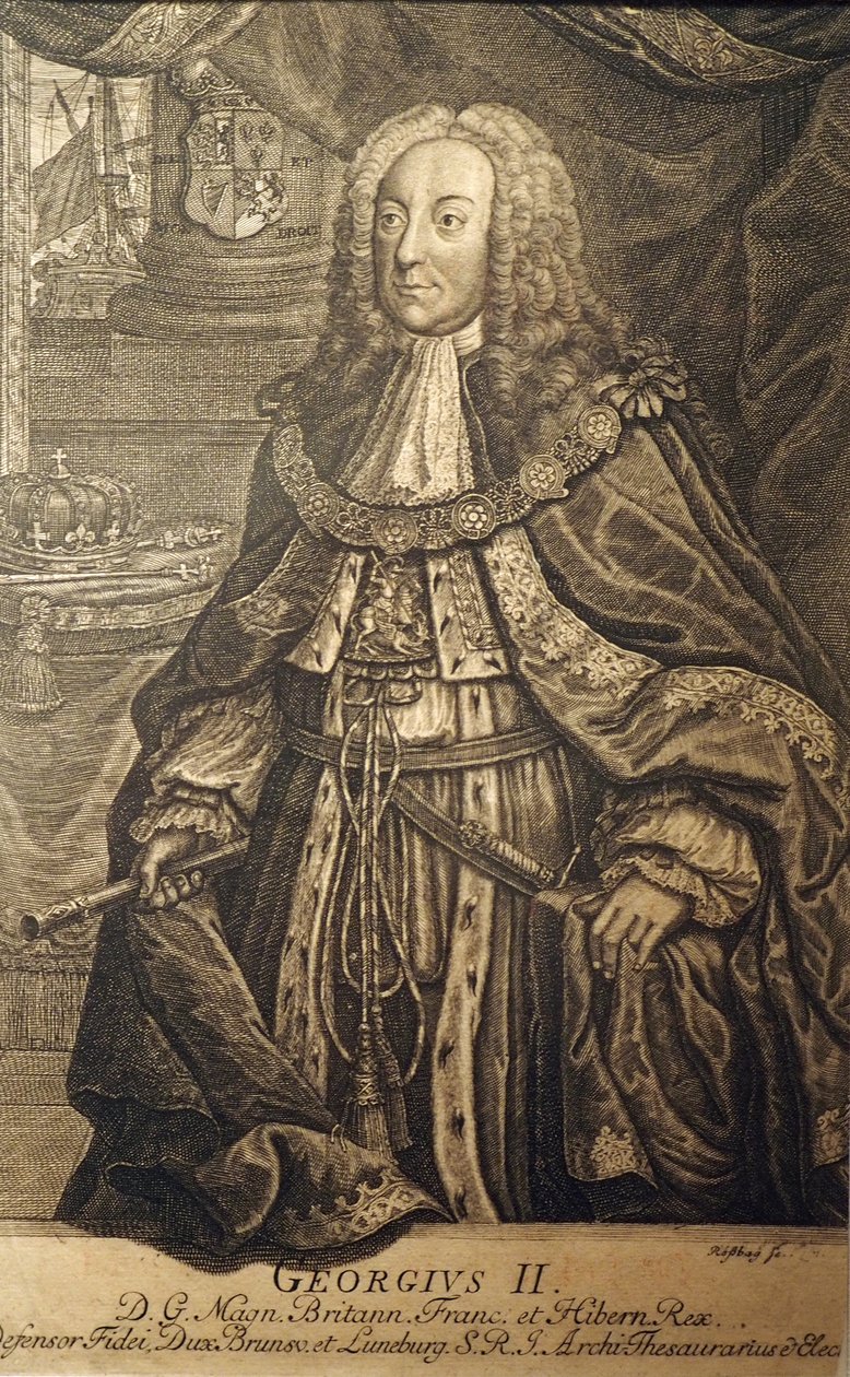 György Nagy -Britannia és Írország királya alkotó: Johann Friedrich Rosbach