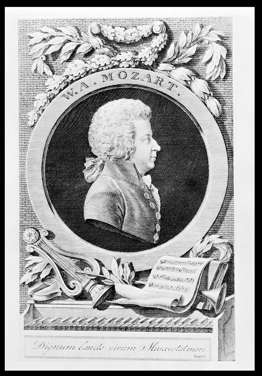 Wolfgang Amadeus Mozart (1756-91) osztrák zeneszerző emlékműve, 1789 alkotó: Johann Georg Mansfeld