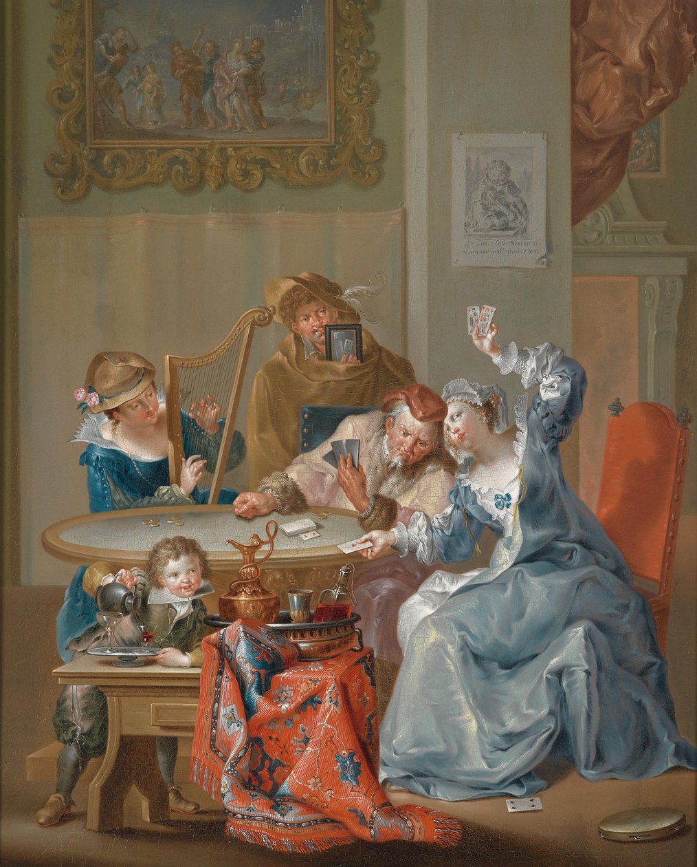 A kártyajáték alkotó: Johann Georg Platzer