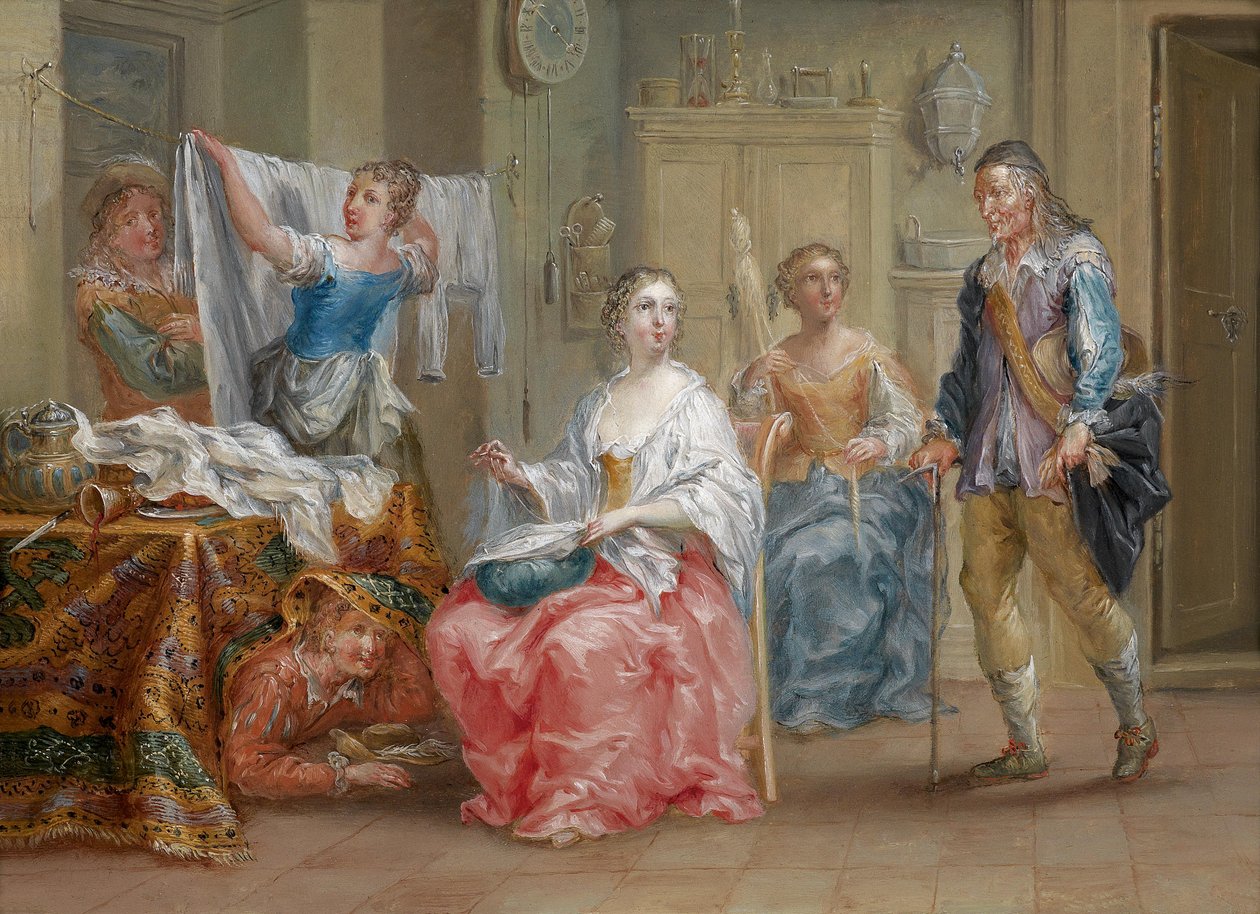 A zavart szerelmesek alkotó: Johann Georg Platzer