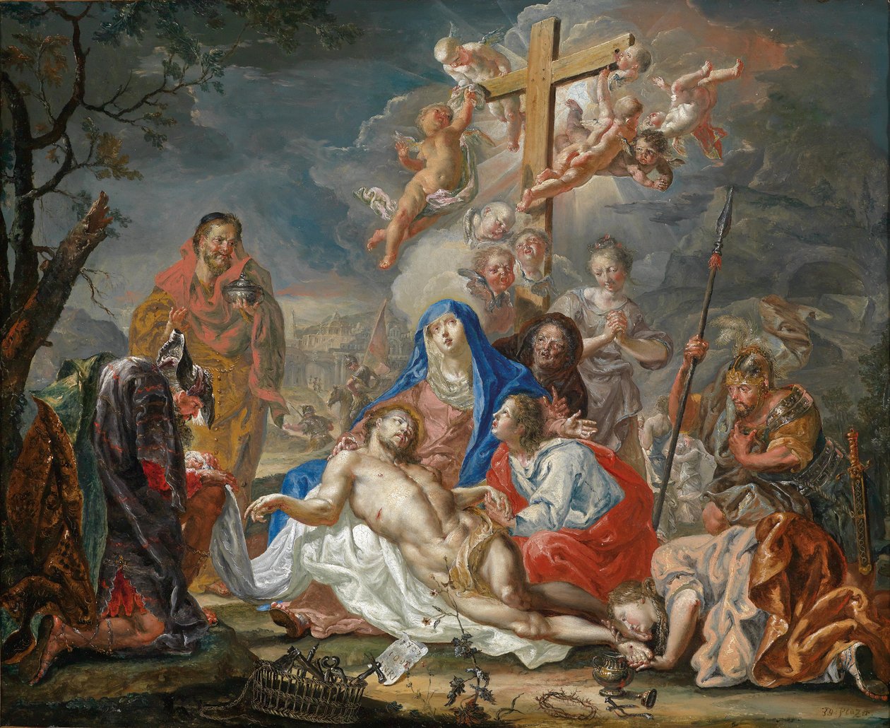 Krisztus siralma alkotó: Johann Georg Platzer