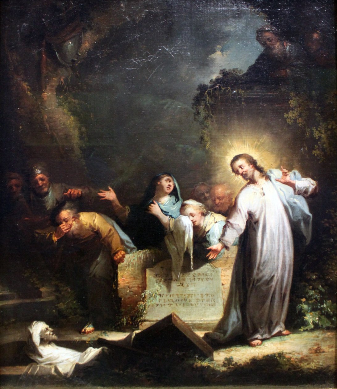 Lázár feltámasztása alkotó: Johann Georg Trautmann
